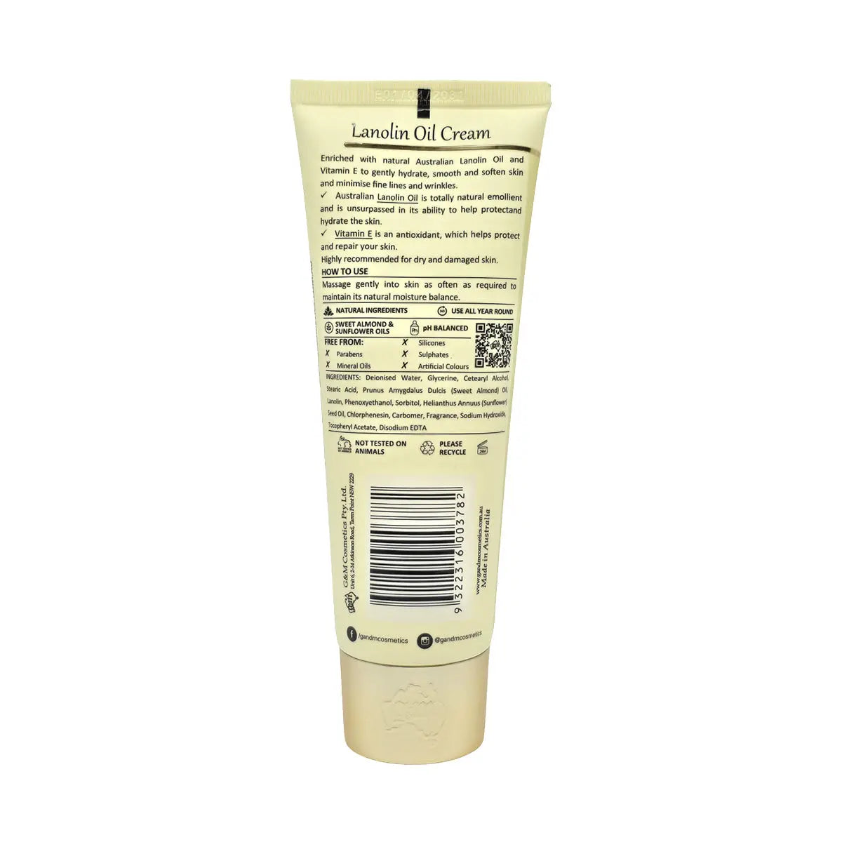 MKII Australian Lanolin Moisturising Cream 100g - Allanson Souvenirs