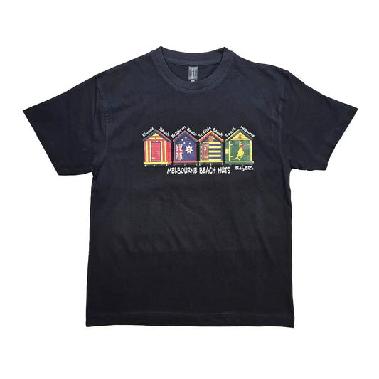 Melbourne Beach Boxes T-Shirt - Allanson Souvenirs