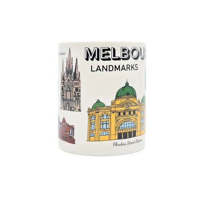 Melbourne Icons Coffee Mug - Allanson Souvenirs