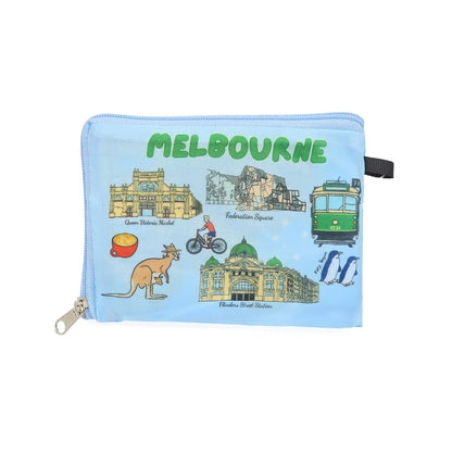 Melbourne Icons Small Foldable Bags - Allanson Souvenirs