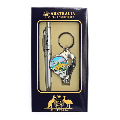 Melbourne Nail Clipper Pen Set - Allanson Souvenirs