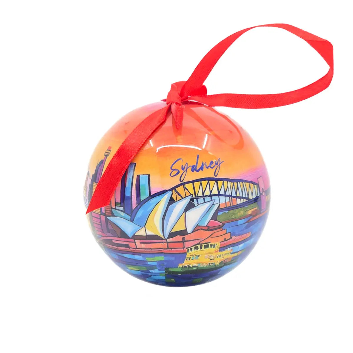 Melbourne and Sydney Christmas Bauble - Allanson Souvenirs