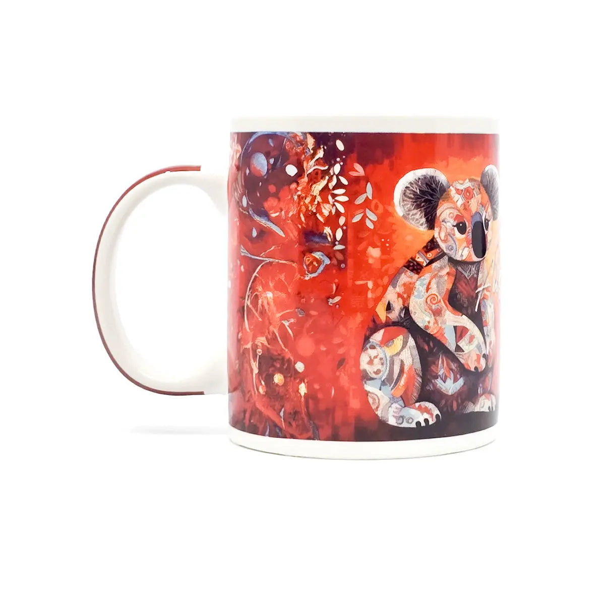 Mosaic Kangaroo and Koala Coffee Mug - Allanson Souvenirs