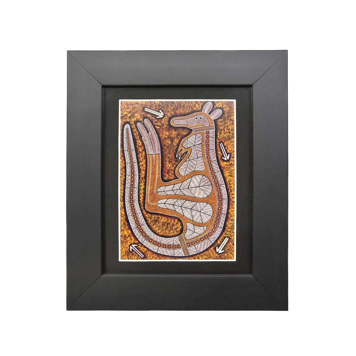 Murra Wolka Framed Print Kangaroo/Gungurra - Allanson-Souvenirs