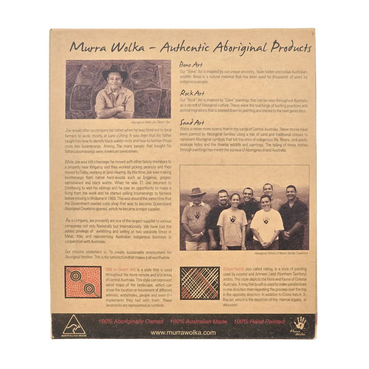 Murra Wolka Framed Print - Kangaroo/Marlu - Allanson Souvenirs