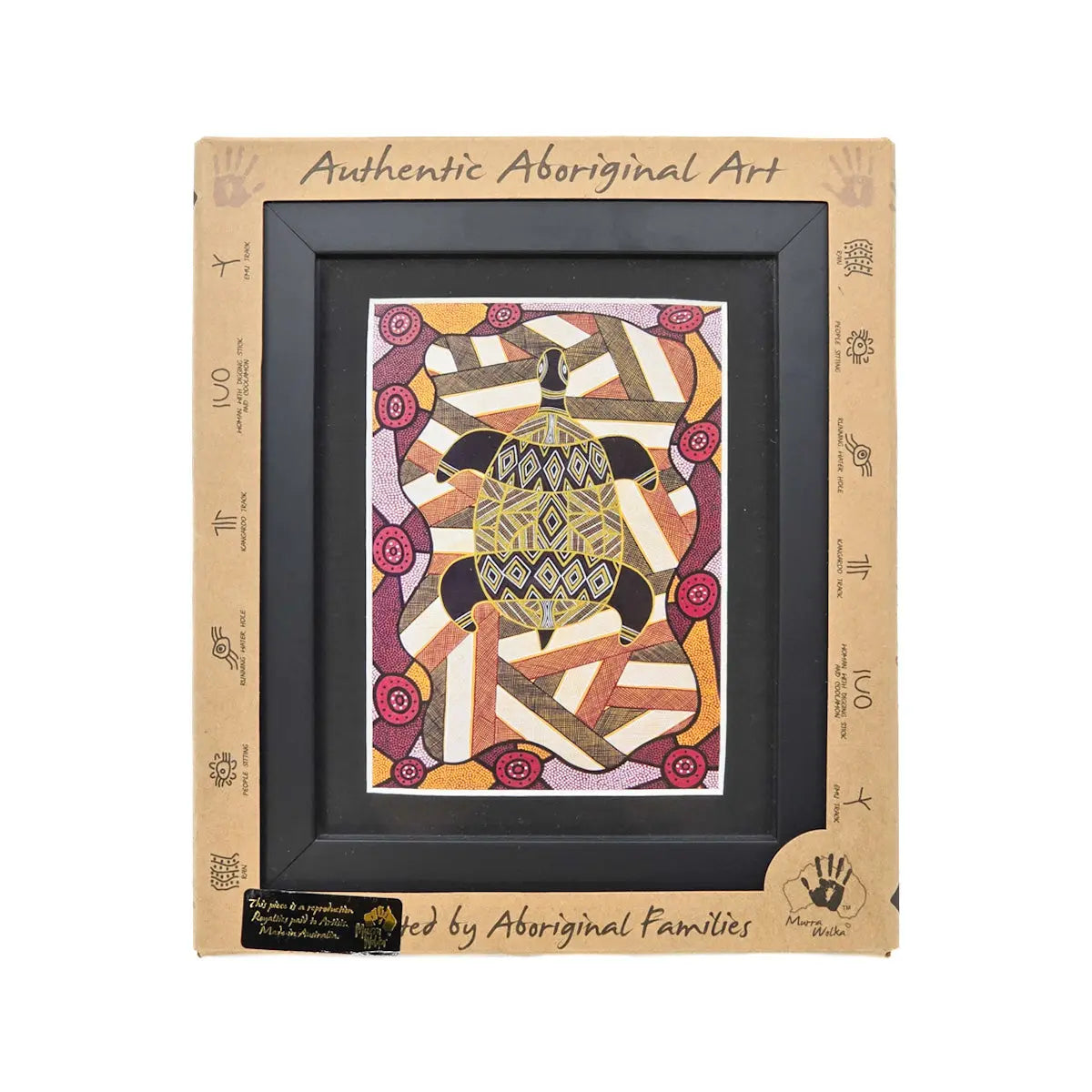 Murra Wolka Framed Print -Turtle/Marlee - Allanson-Souvenirs