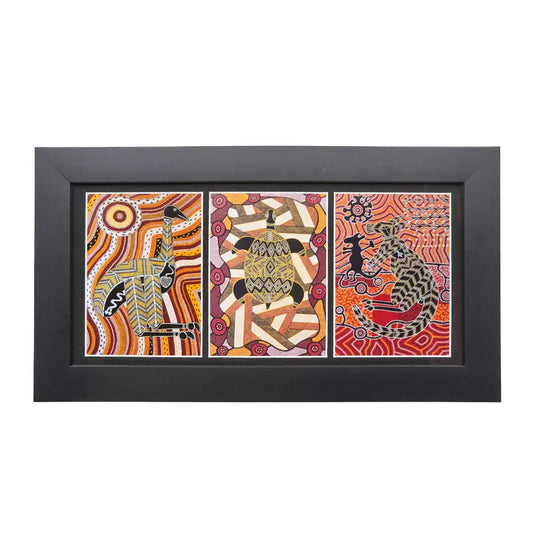 Murra Wolka Triple Framed Print - Allanson Souvenirs