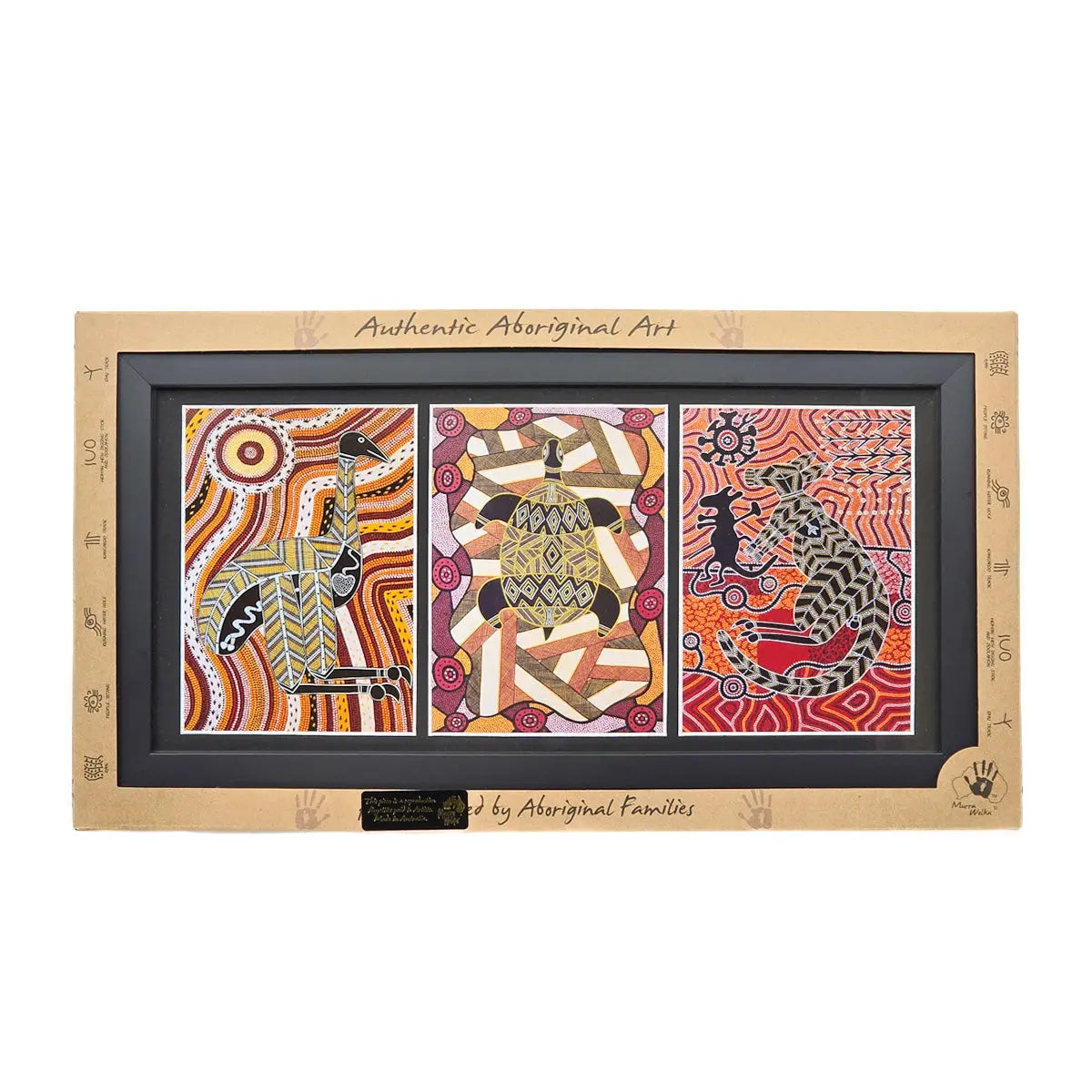Murra Wolka Triple Framed Print - Allanson Souvenirs