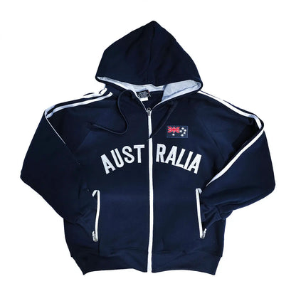 Navy Australia Hooded Jacket - Allanson Souvenirs