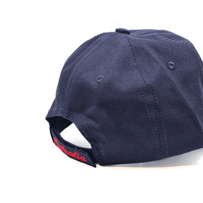 Navy Baseball Cap with Red Kangaroo - Allanson Souvenirs