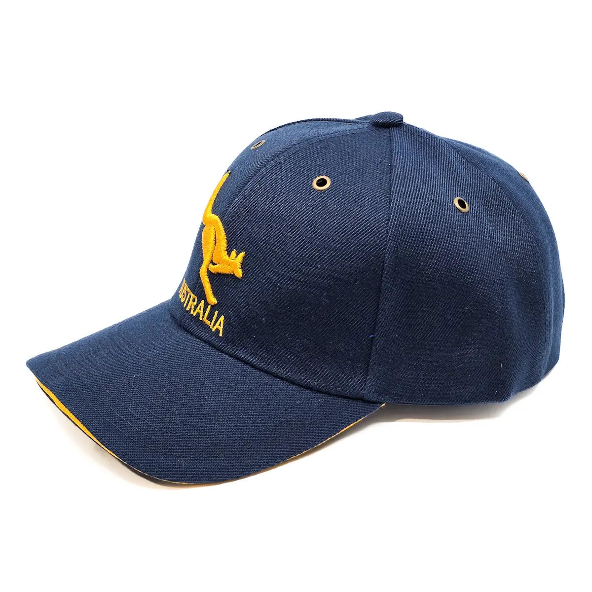 Navy Jumping Kangaroo Baseball Cap - Allanson Souvenirs