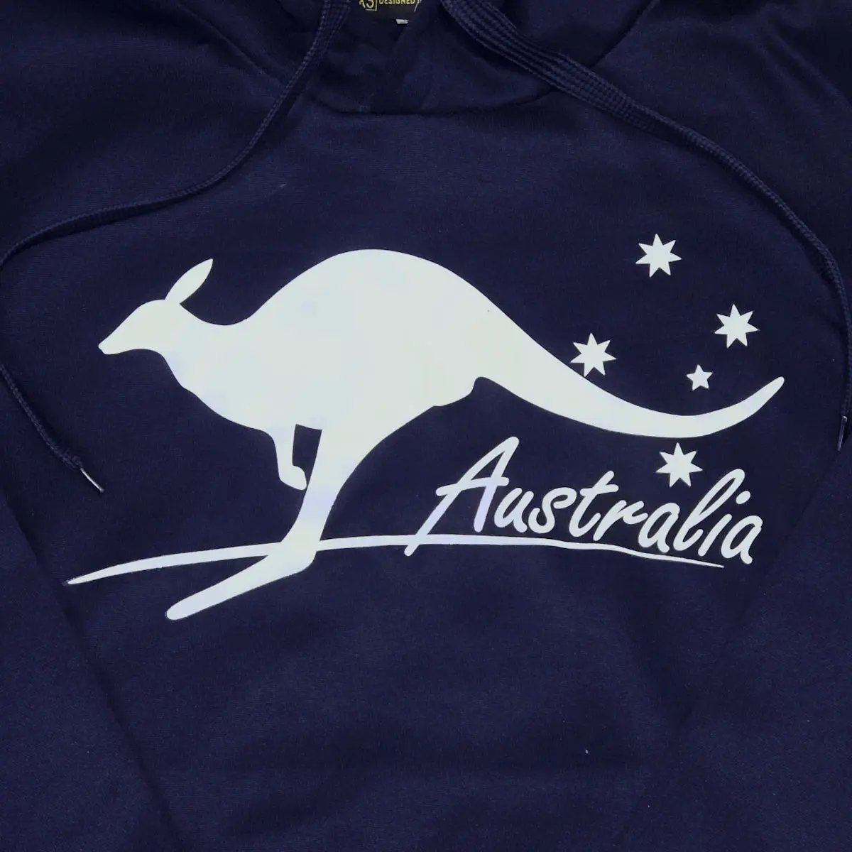 Navy Southern Cross Kangaroo Hoodie Navy - Allanson Souvenirs