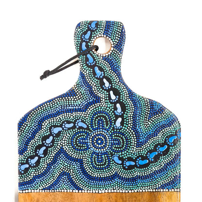 On Walkabout Blue Chopping Board - Allanson Souvenirs