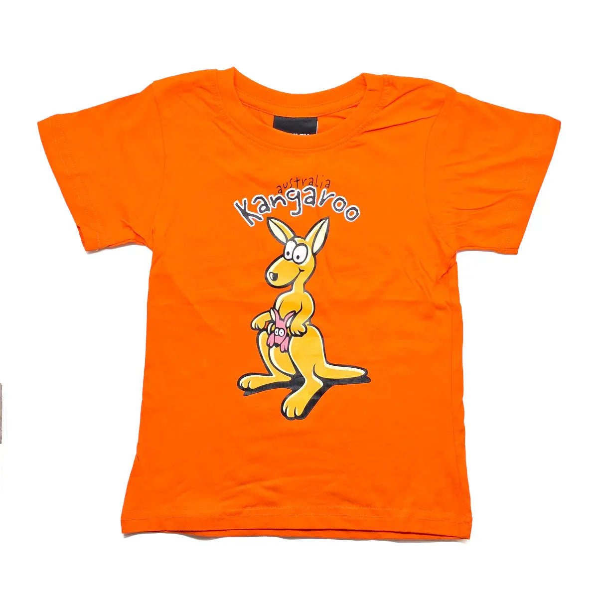 Orange Kangaroo Australia Kids T-Shirt - Allanson Souvenirs