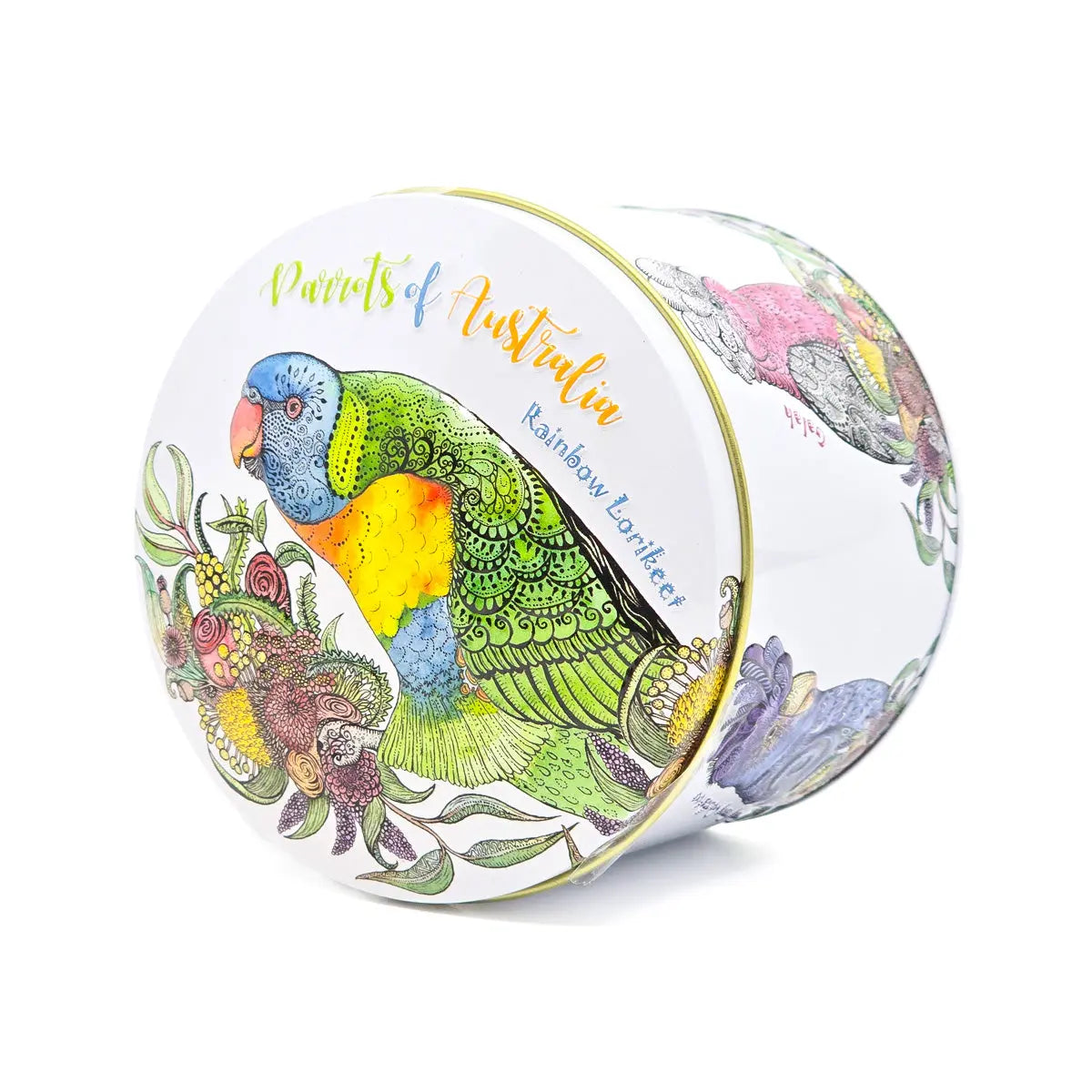 Parrots of Australia Chocolate Tin - Allanson Souvenirs