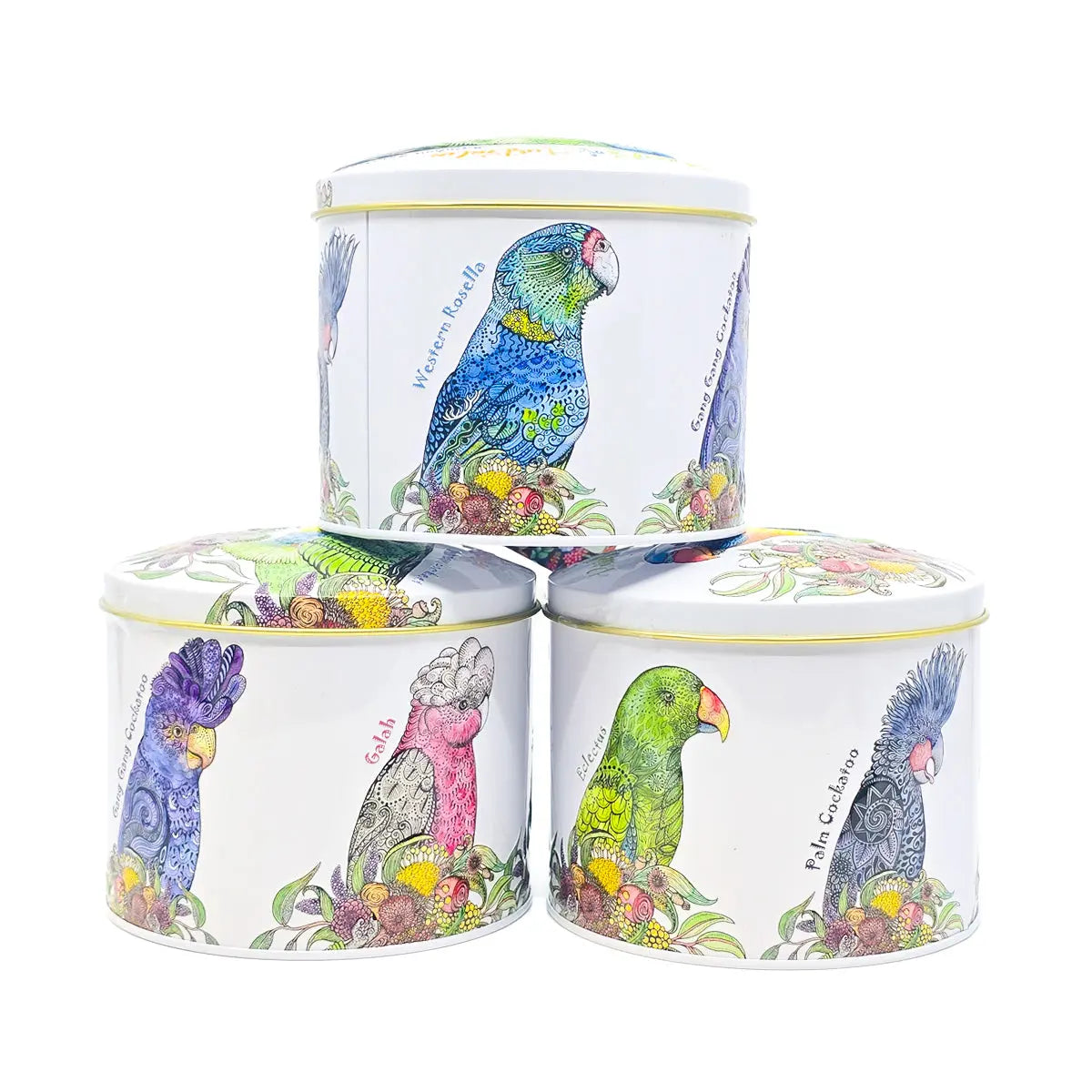 Parrots of Australia Chocolate Tin - Allanson Souvenirs