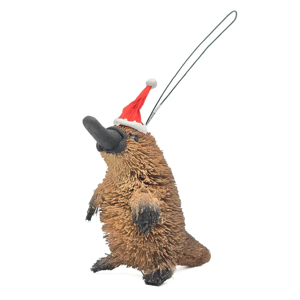 Platypus with Santa Hat Christmas Decoration - Allanson Souvenirs