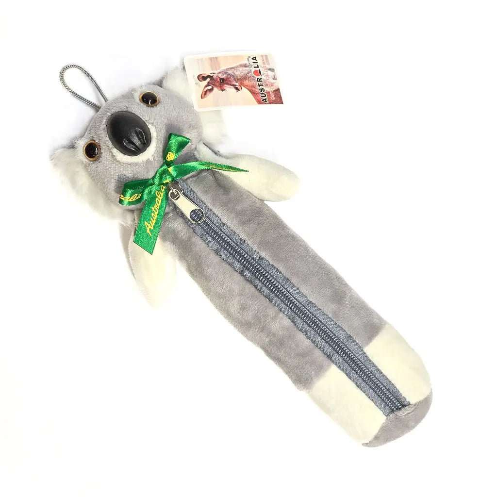Soft Plush Grey Koala Pencil Case - Allanson Souvenirs
