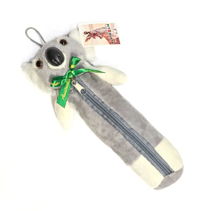 Soft Plush Grey Koala Pencil Case - Allanson Souvenirs