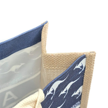 Premium Navy Kangaroo Tote Bag - Allanson Souvenirs