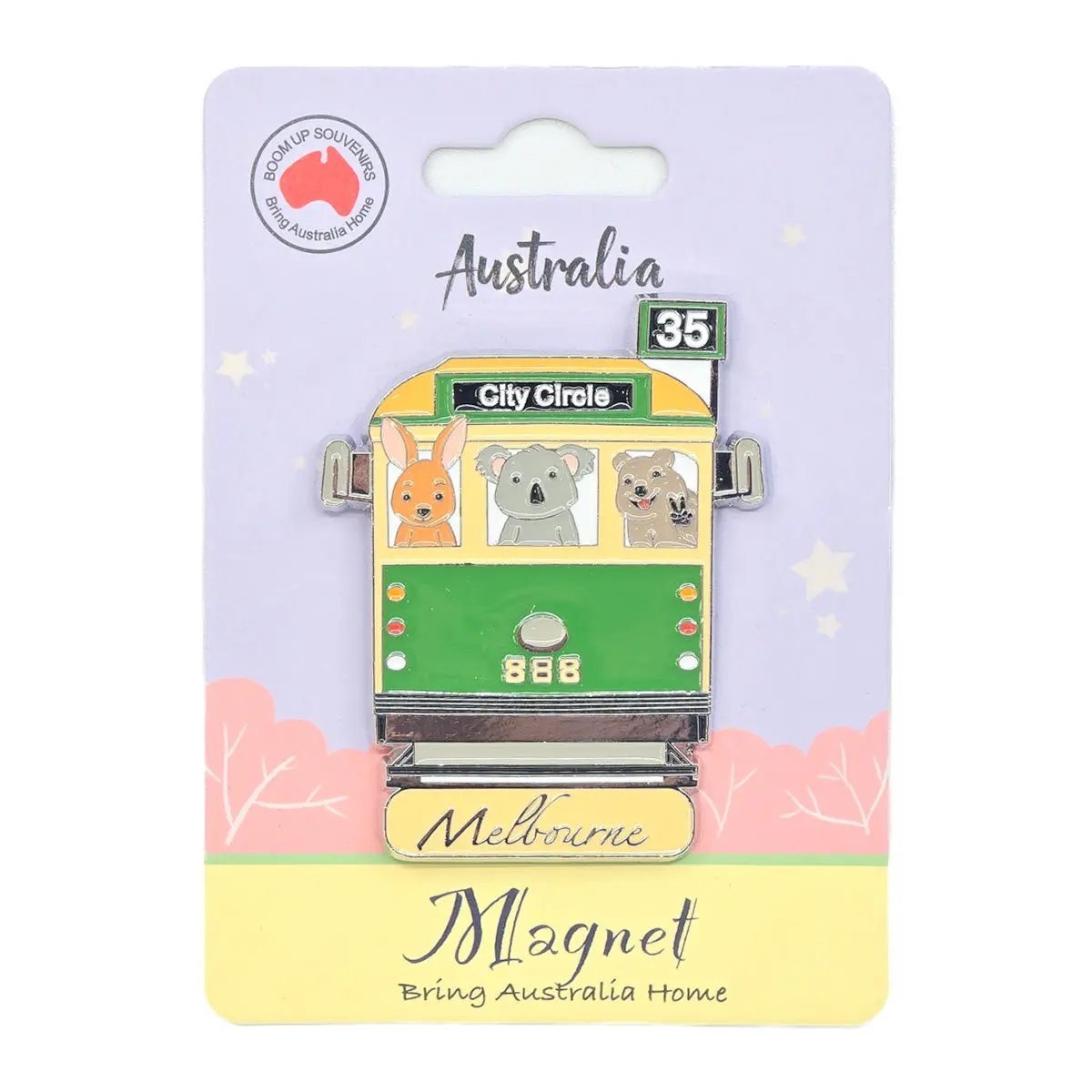 Quality Melbourne Tram Magnet - Allanson Souvenirs