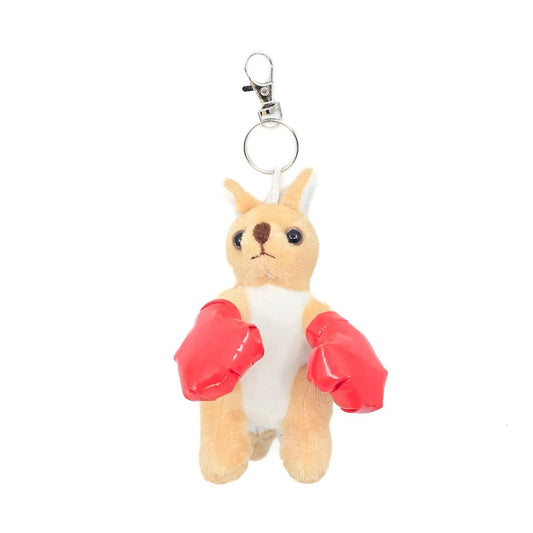 Red Boxing Kangaroo Keyring - Allanson Souvenirs