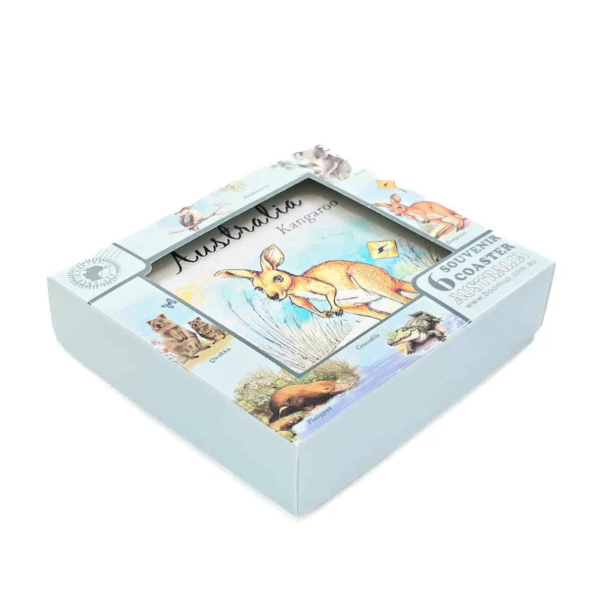 Silver Cute Animals Coaster Set - Allanson Souvenirs