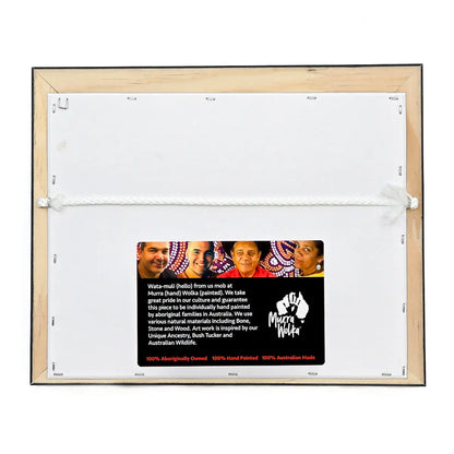 Single Framed Bone Art Boomerang - Allanson Souvenirs