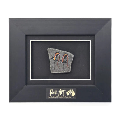 Single Framed Rock Art - Allanson Souvenirs