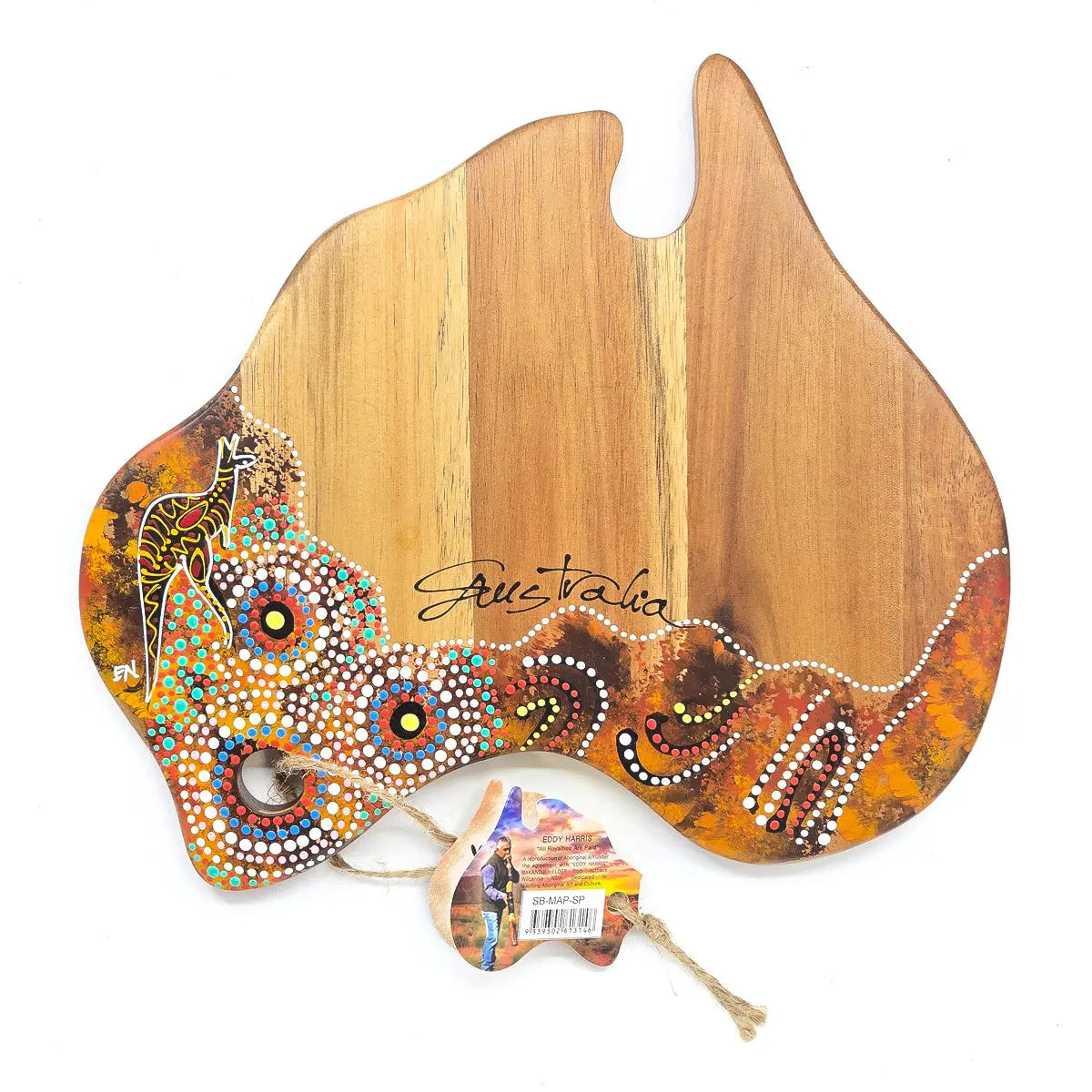 Small Australia Map Serving Board - Allanson Souvenirs