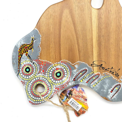 Small Australia Map Serving Board - Allanson Souvenirs