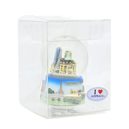Small Melbourne Snow Dome - Allanson Souvenirs