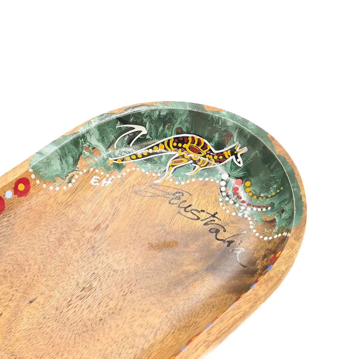 Small Wooden Oval Tray - Allanson Souvenirs