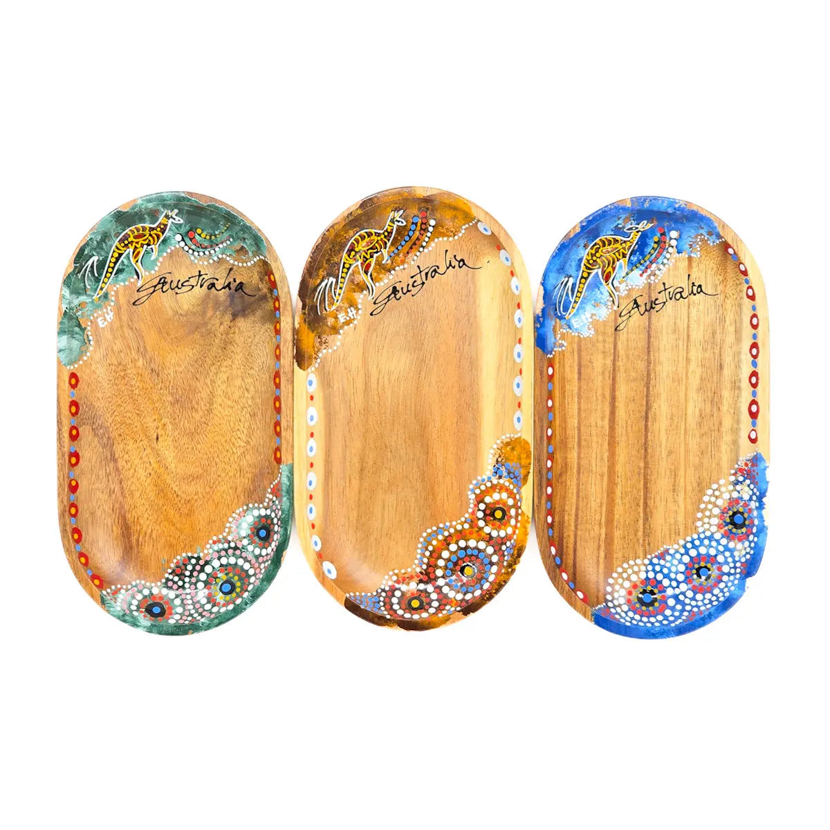 Small Wooden Oval Tray - Allanson Souvenirs