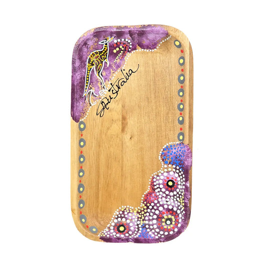 Small Wooden Rectangle Tray - Allanson Souvenirs