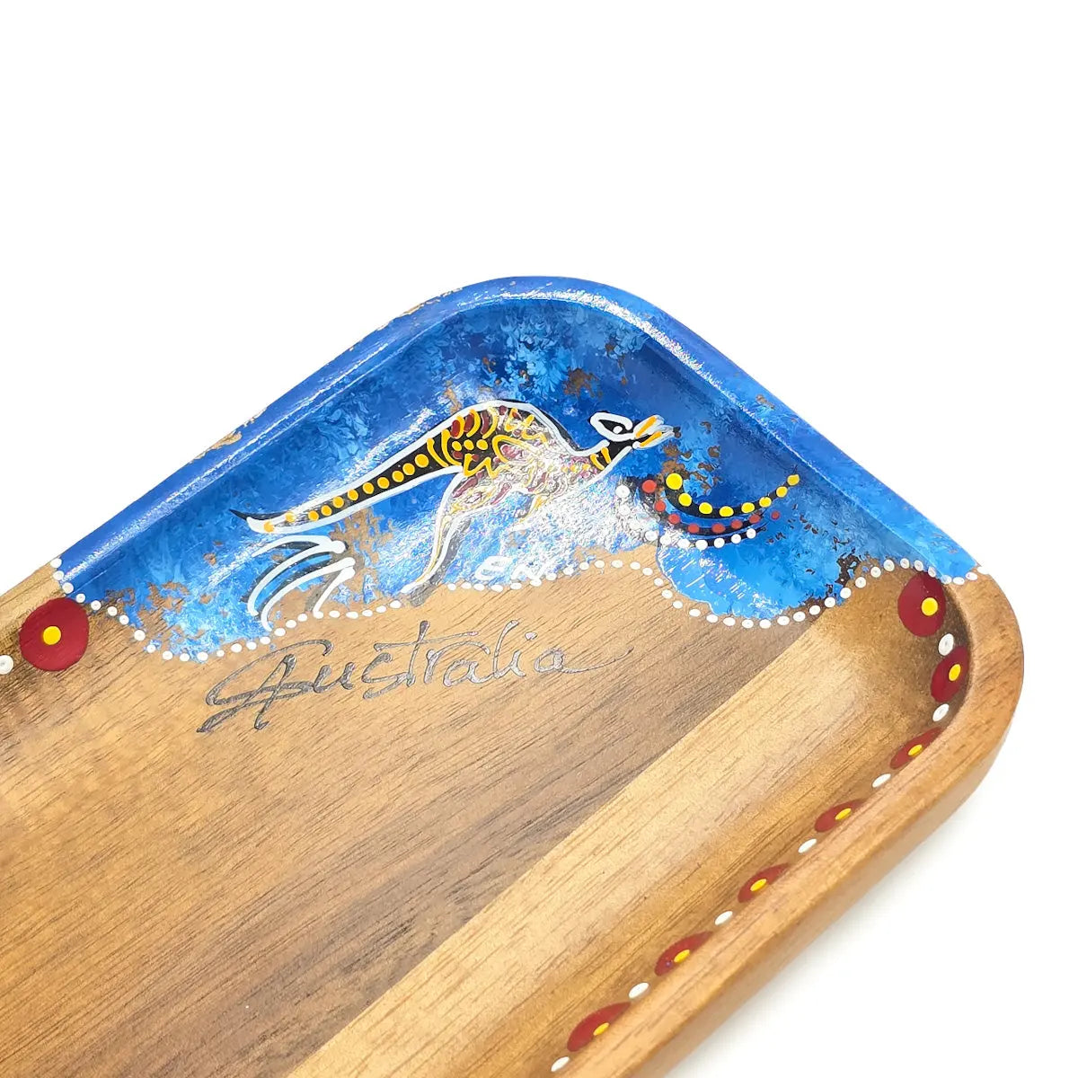 Small Wooden Rectangle Tray - Allanson Souvenirs