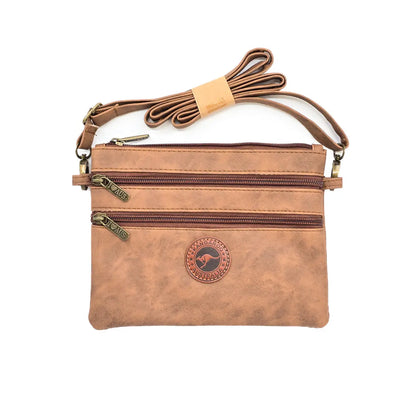 Tan Clutch Suede Travel Bag Allanson Souvenirs