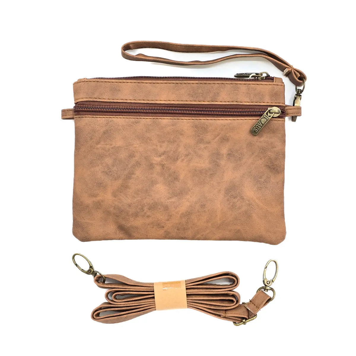 Tan Clutch Suede Travel Bag Allanson Souvenirs
