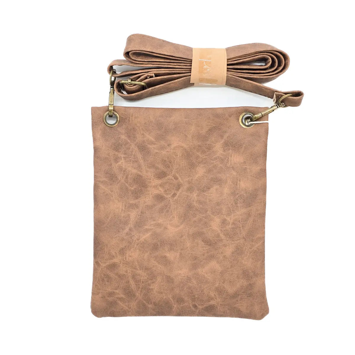 Tan Two Zip Suede Travel Bag Allanson Souvenirs