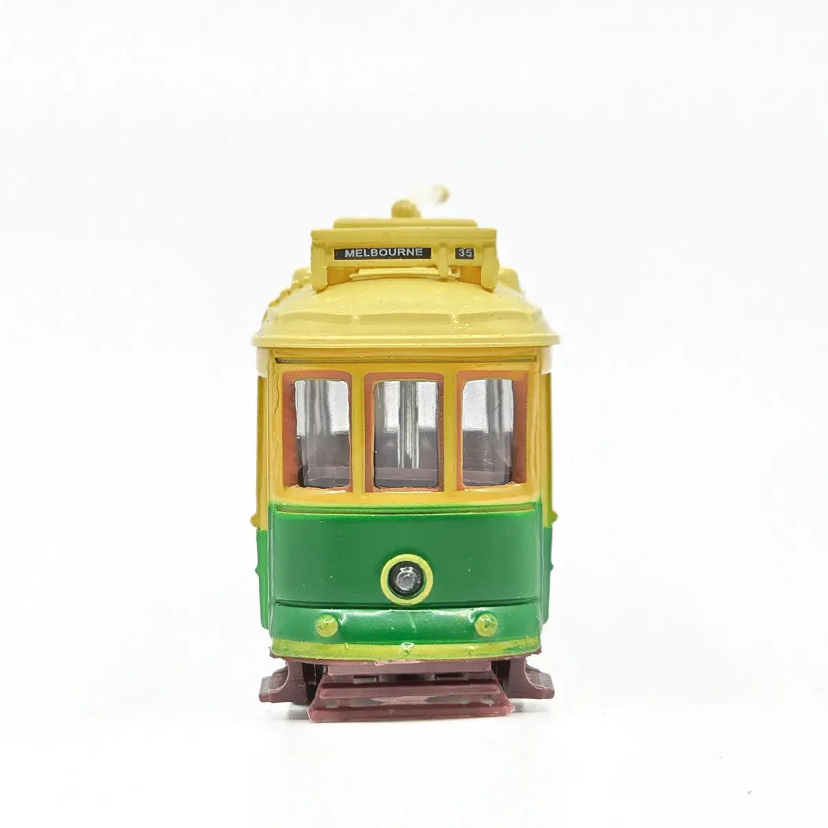 Toy Tram Green/Yellow Allanson Souvenirs