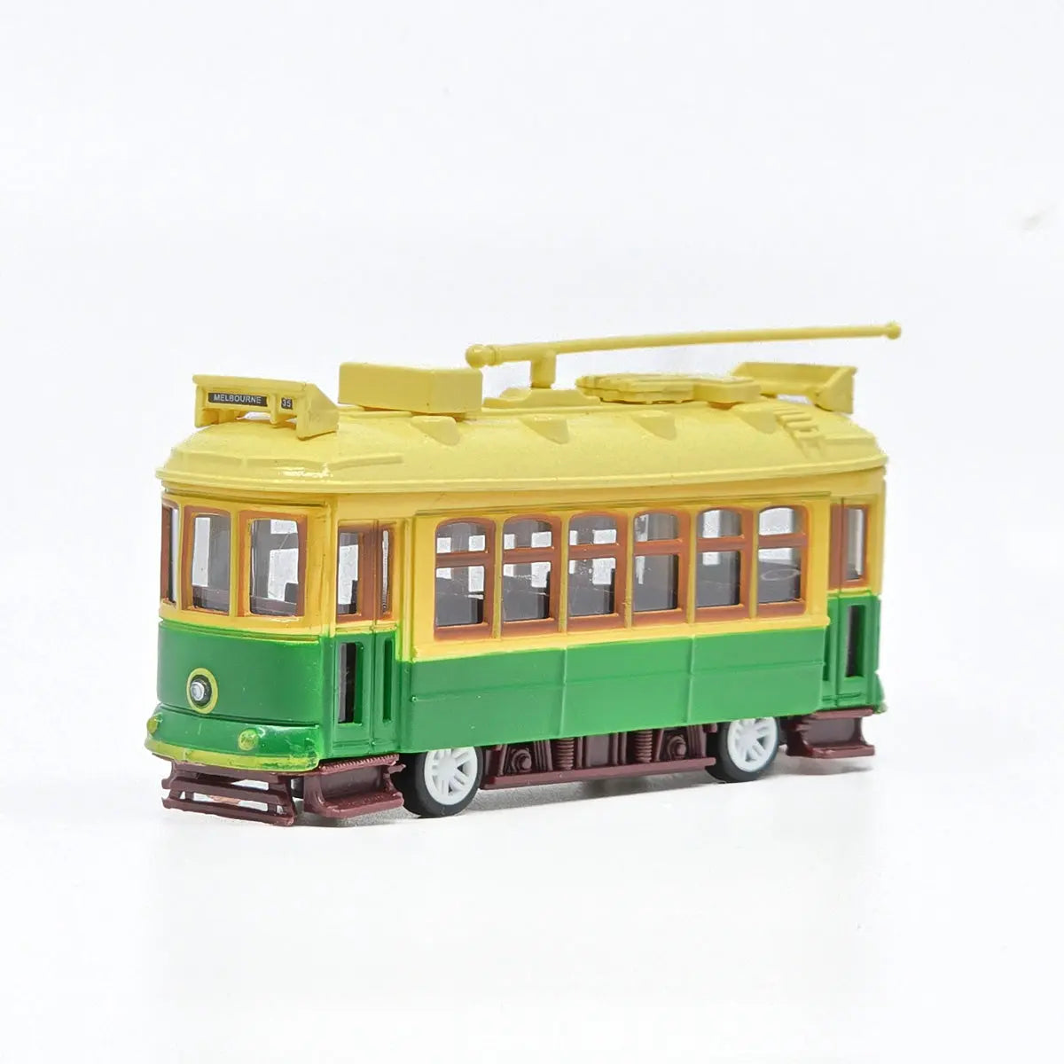 Toy Tram Green/Yellow Allanson Souvenirs