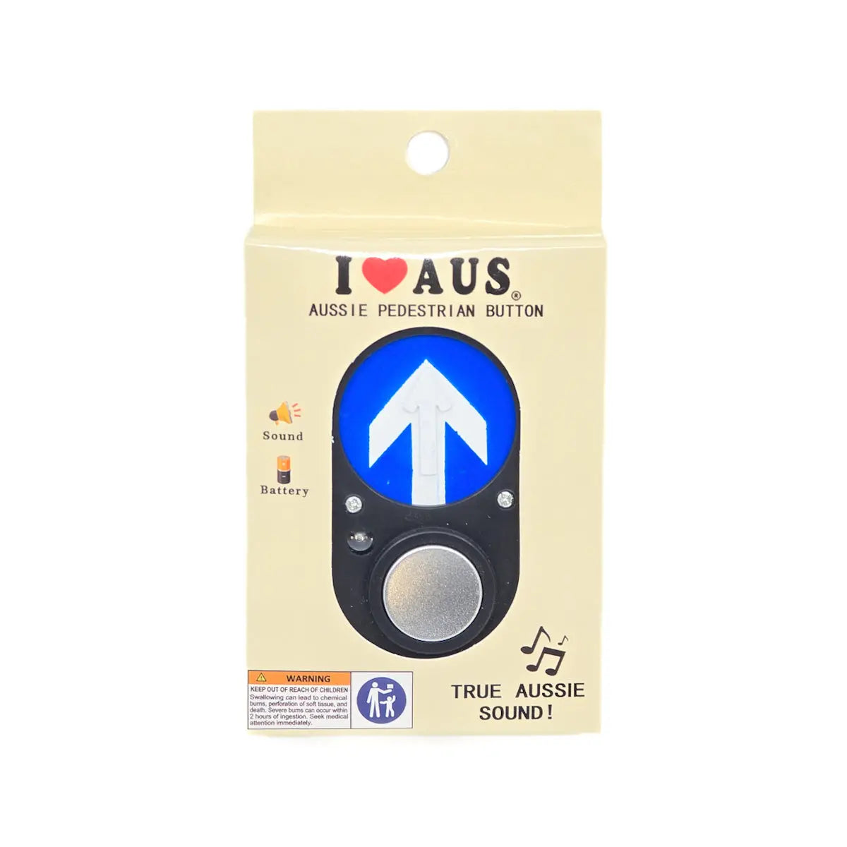 Traffic Pedestrian Button with Sound Boxed - Allanson Souvenirs