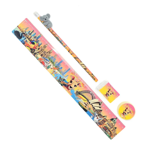 Where's Kangaroo Stationary Set - Allanson Souvenirs