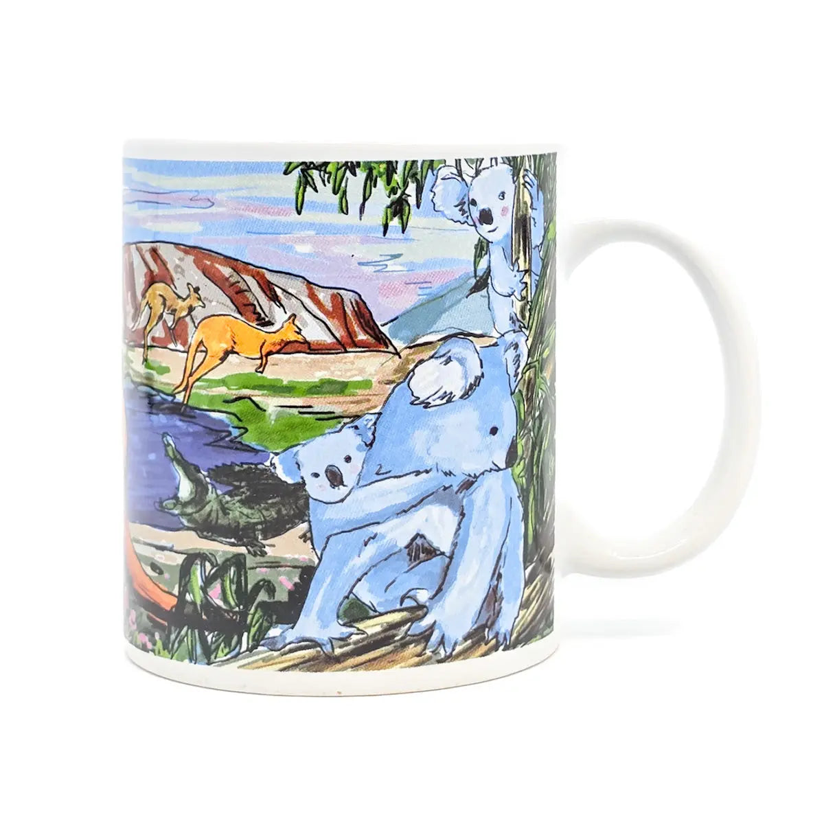 Wildlife at Uluru Coffee Mug - Allanson Souvenirs