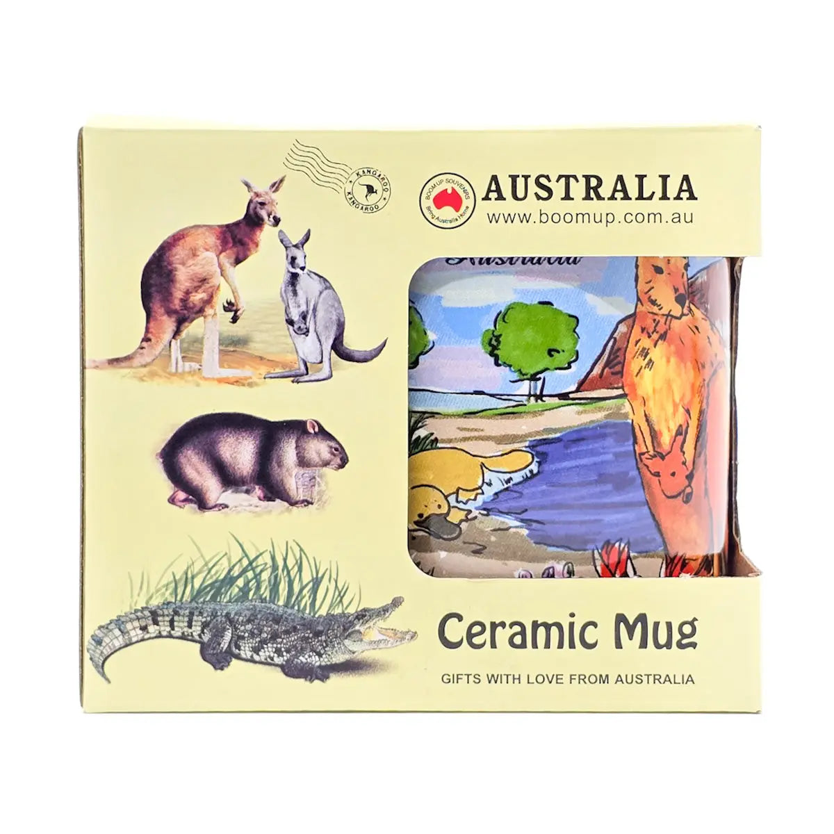 Wildlife at Uluru Coffee Mug - Allanson Souvenirs