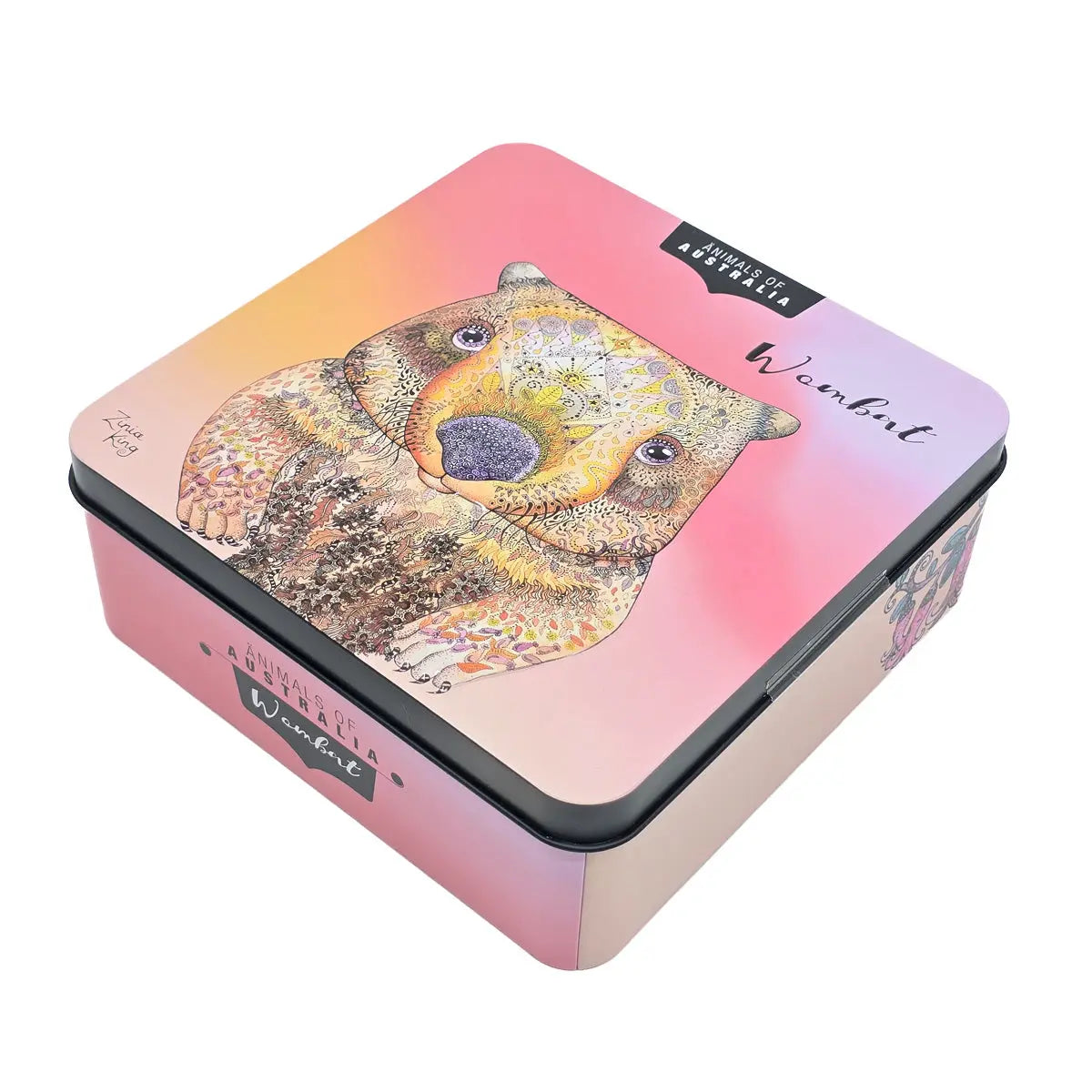 Wombat Biscuit Tin - Allanson Souvenirs