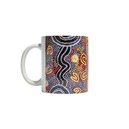 Women Gathering at Waterholes Mug Side Profile Allanson Souvenirs