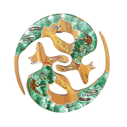 Wooden Kangaroo Hand-Painted Trivet - Allanson Souvenirs