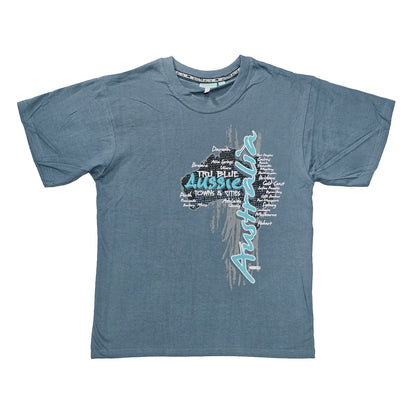Tru Blue Aussie Adult T-shirt - Allanson Souvenirs